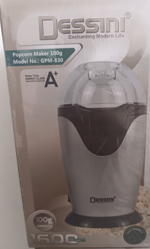 پاپ کورن ساز دسینی1600 وات اصلی مدل GPM-830